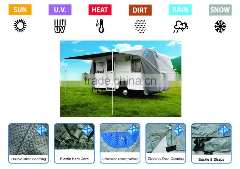 High quality All Weather Protection Caravan Cover