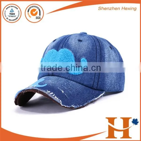 Factory price! custom fitted stone washed baseball cap for boys,custom destroyed baseball cap