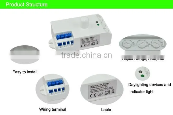 HF mini motion sensor light switch,light sensor switch