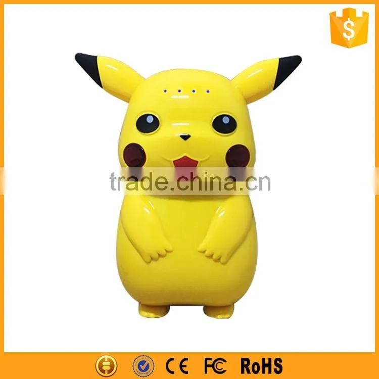 Novelty Cell Phone Portable Charger for Pikachu Power Bank 5200mAh