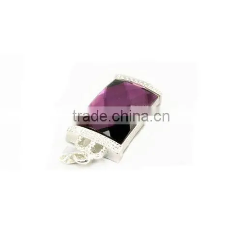 China wholesale 1G to 256G beautiful diamond usb flash drive