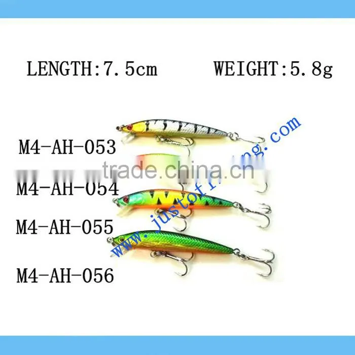 M4-AH-63 TO M4-AH-66 hard minnow lures