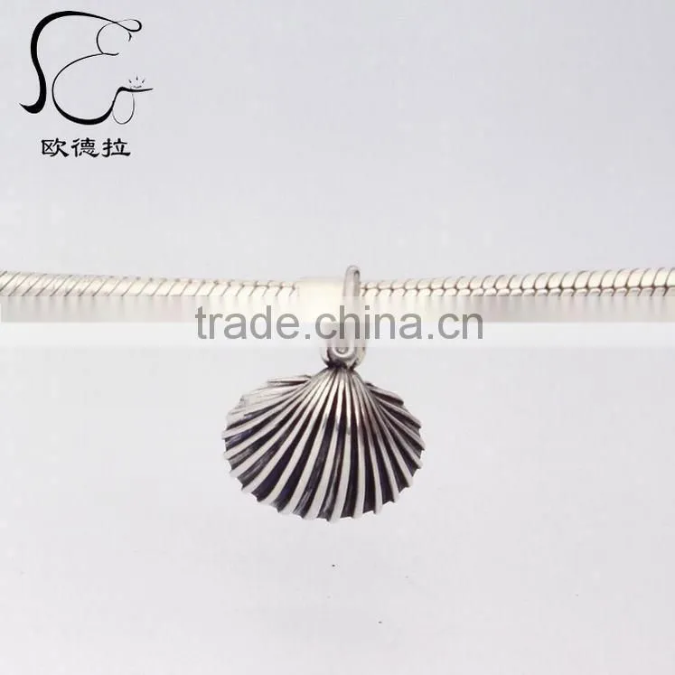 Factory direct sale 925 sterling silver Shell charm bracelets