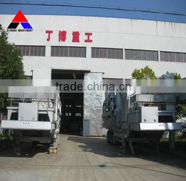Mobile Portable Stone Crushing Plant with European Standard Manufacturing Shanghai