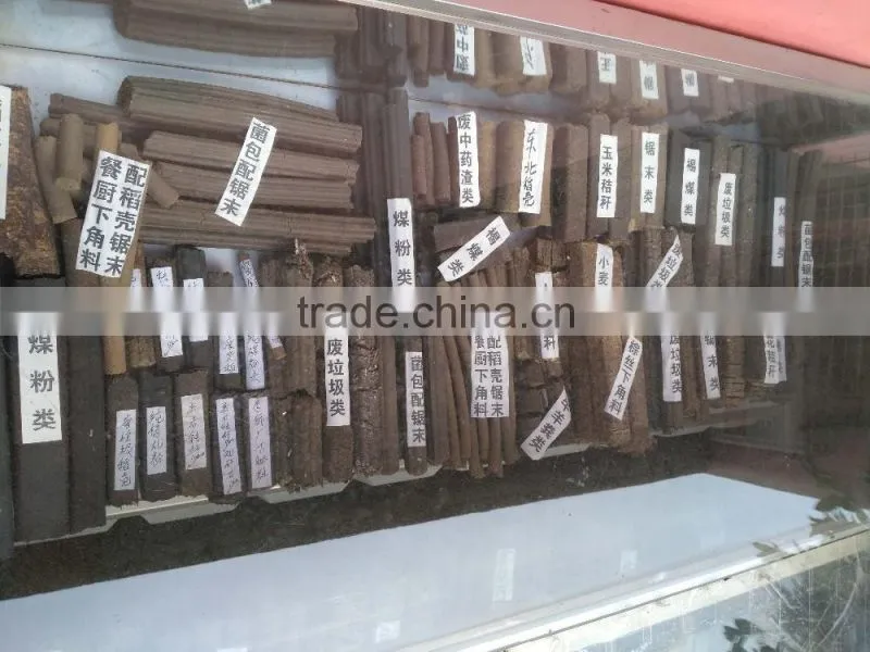 Low investment biomass briquette pellet fuel press machine with big profit