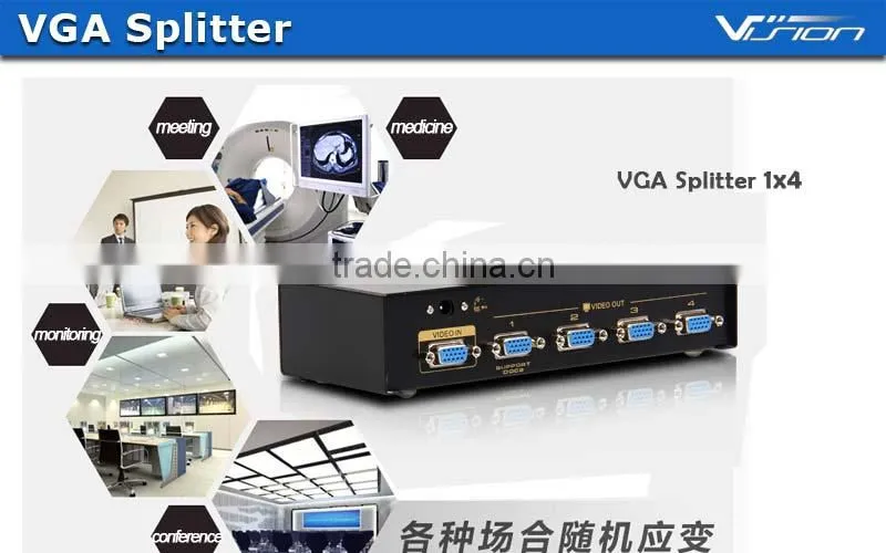 Vision 2016 2ports 1x4 VGA Splitter for meeting conference