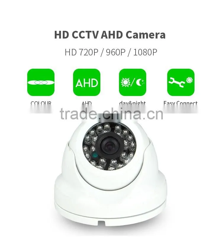 Vitevision rotating dome surveillance cameras optional TVI CVI AHD CCTV dome camera case