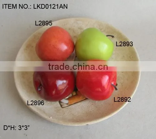 Realistic artificial foam apples in assorted colours for fall autumn fallorhalloween seasonal display decorations