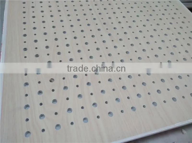 big &small round cross hole perforated gypsum board tile