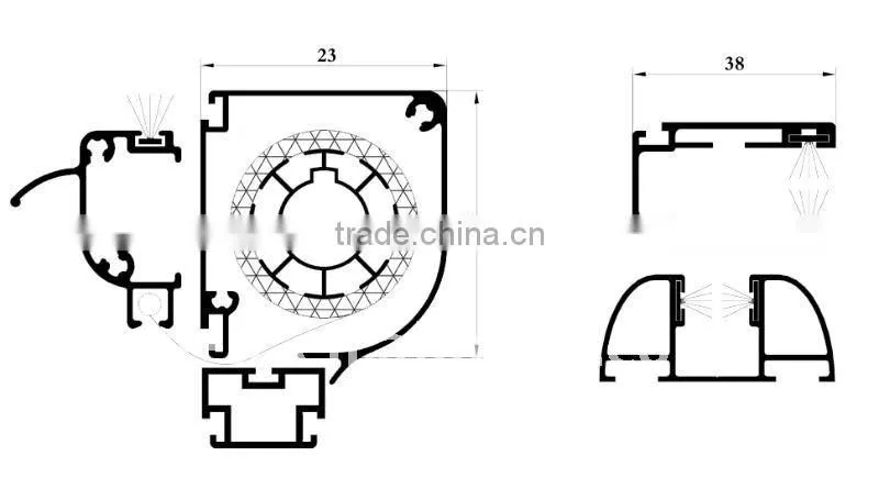 Insect Screen for door - DIY mosquito net for door - fly screen for door (YML-1)