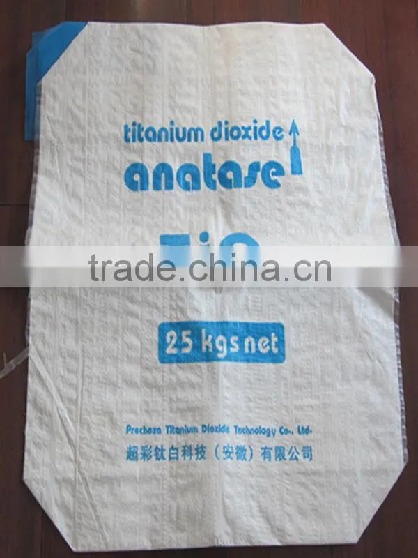 white cement bag plastic woven