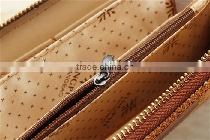 2016 Women Brand Long Wallet Genuine Leather Clutch Coin Hand Purse