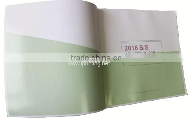 Hot stamping embossing softcover fashion photo album printing