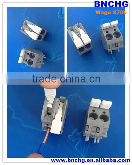 equivalent wago 2706 Large Current Controller spring terminal blocks for Industrial PCB Boards