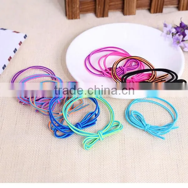 double layers covered hair elastic band, types of hair bands