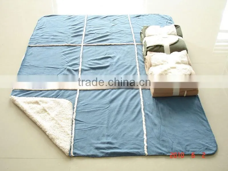 Polar fleece sofa blanket