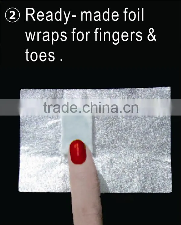 hot sell nail wrapper remove aluminium foil sheet