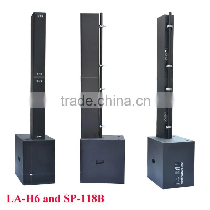 SPE new PA system dj equipment powerful birch wood high quality hot sale mini stage line array loudspeaker system