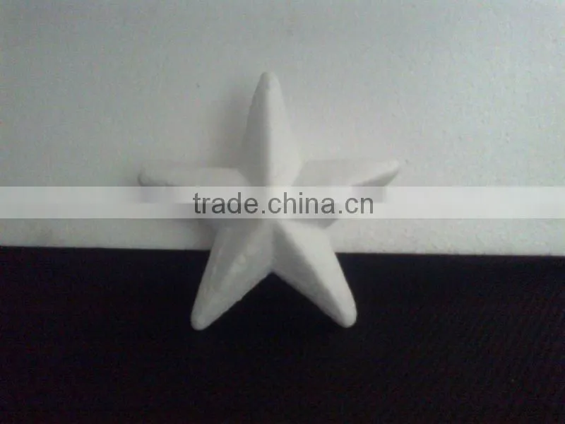 polystyrene christmas star for decoration