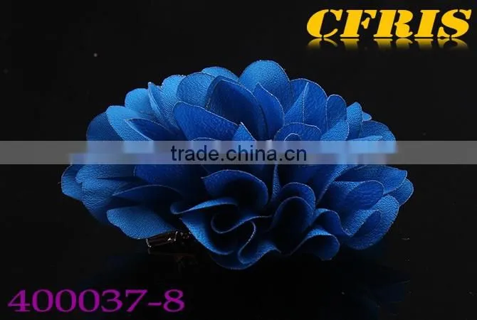 Ornate Flower Lapel Pin,Charming Colors Design