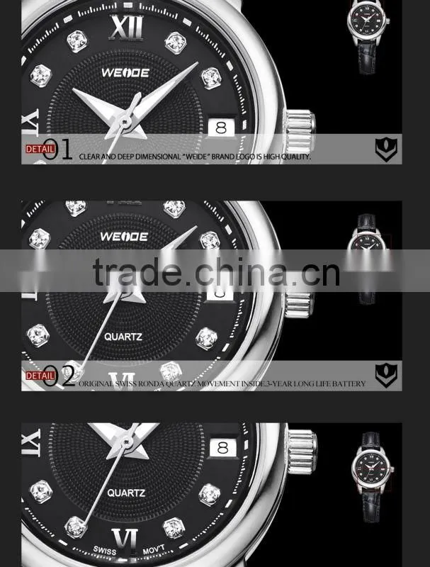 WEIDE Brand Original Watch Wholesale Custom Watches Luxury Lady Gold Watch
