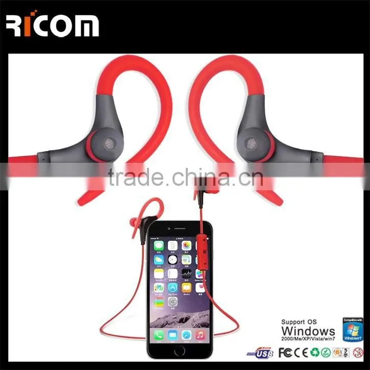 2016 Sport bluetooth earphone with mic,wireless stereo earphone Bluetooth with Factory Offer--BTH-210--Ricom