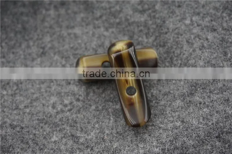 FASHION SPECIAL SHAPE RESIN TOGGLE BUTTON FOR COAT