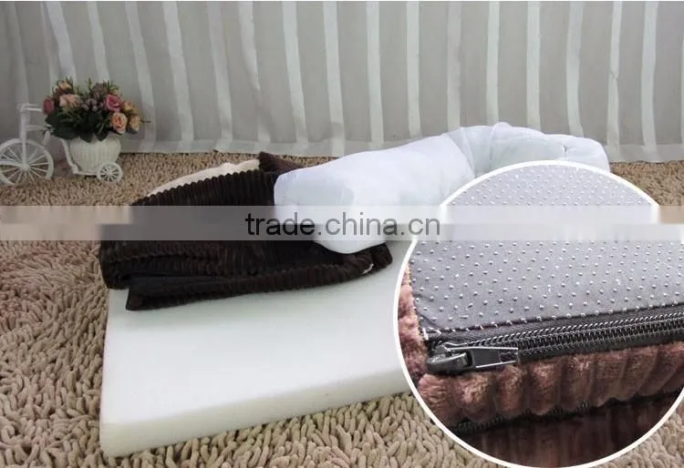 High quality corduroy luxury pet dog bed wholesale