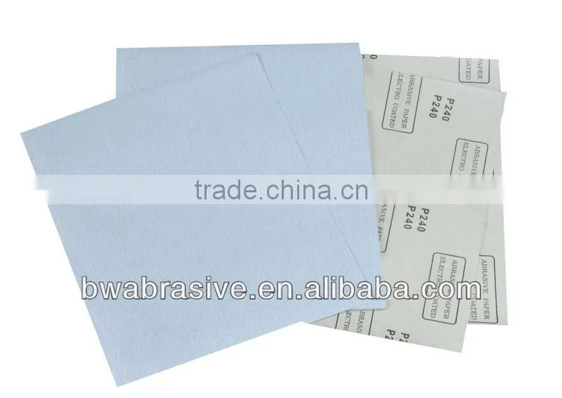 230mmX280mm White coated Sanding Paper