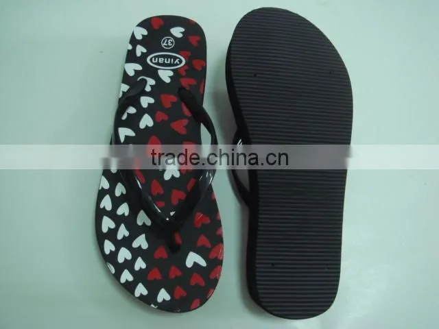 663 LOULUEN China New Model Women EVA PVC Printed Slippers