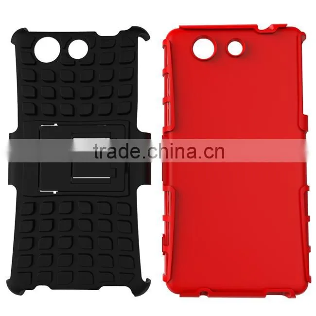 PC TPU Shockproof Heavy Duty Case Cover For Sony Xperia Z4 Compact
