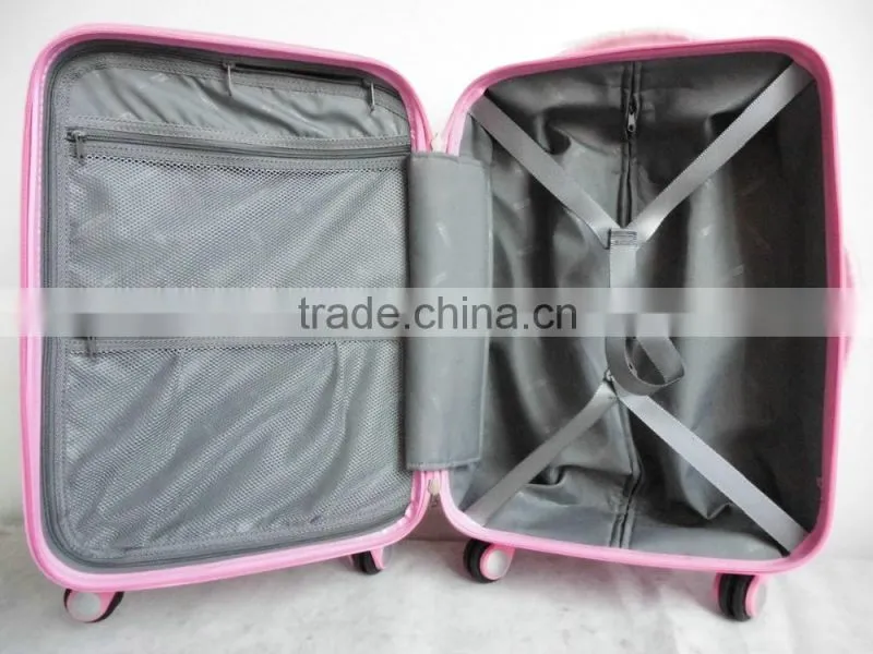 Roral Waves ABS+PC fashion trolley luggage