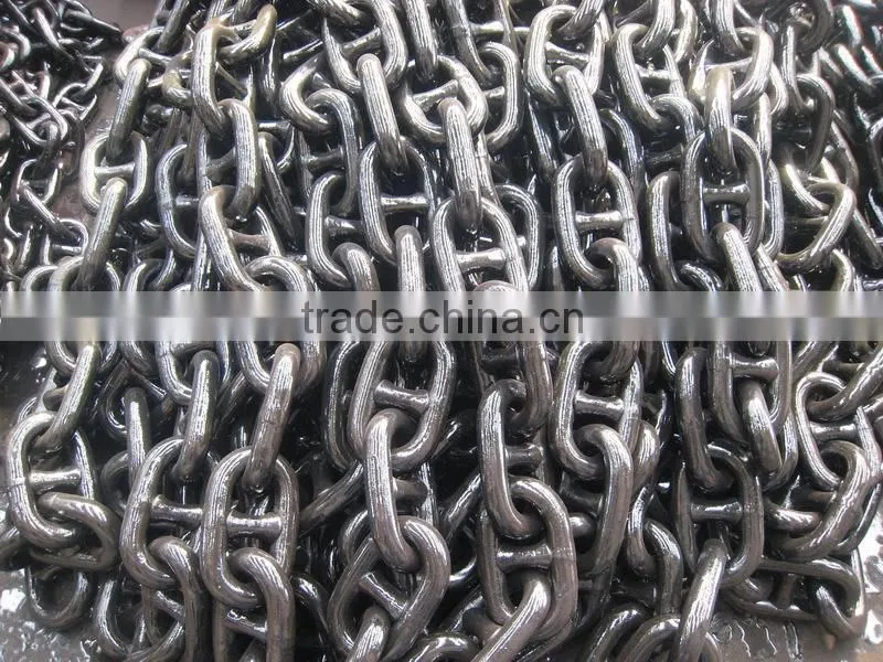CCS certificate black painted chain anchor chain