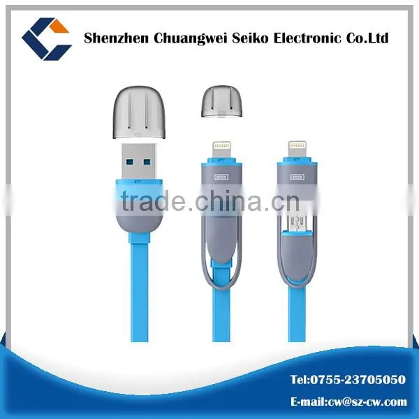 Ome Perfumed Data Cable Dual Side Micro Usb Cable For Samsung/ Iphone