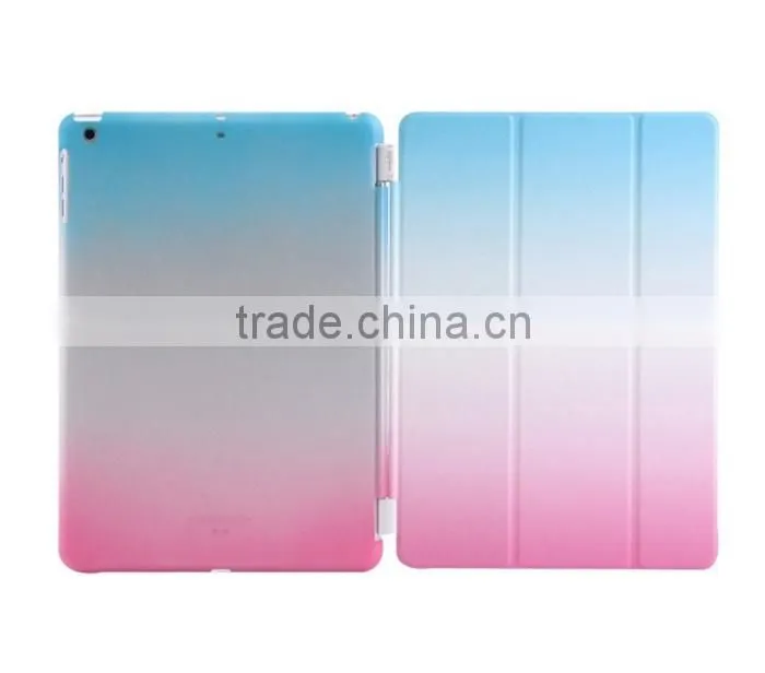 Alibaba Hot Selling Fashion Iridescent Flip Case for iPad Pro 9.7"