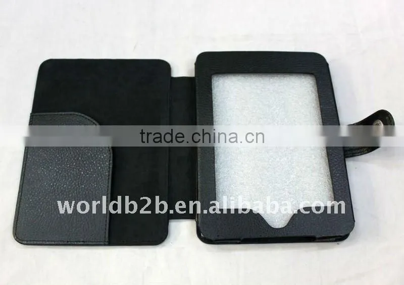 Booklet design Leather Cover Case for the Kindle Touch