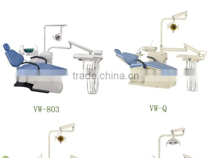 vw-806 down mounted dental chair good fan and wheels portable dental unit