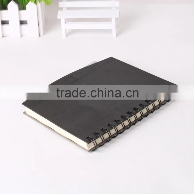 Custom wholesale aluminun dairy spiral notebook with pen