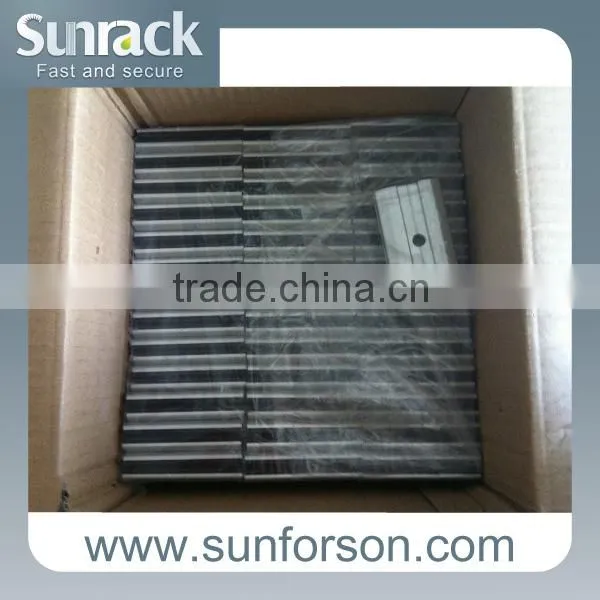 Al6005 thin film solar module mounting clamps pv panel mount bracket