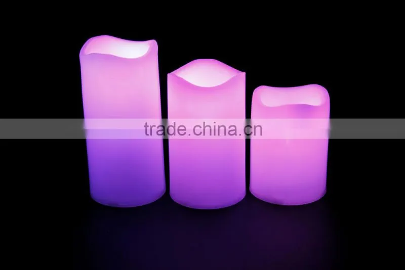 LED candle 3 pcs in set with remote controller