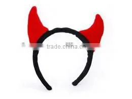LED flashing party red devil horns headband