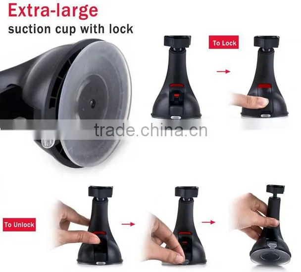 HYJ Top Selling Competitive Price Portable Dashboard Windshield Suction Cup Car Holder