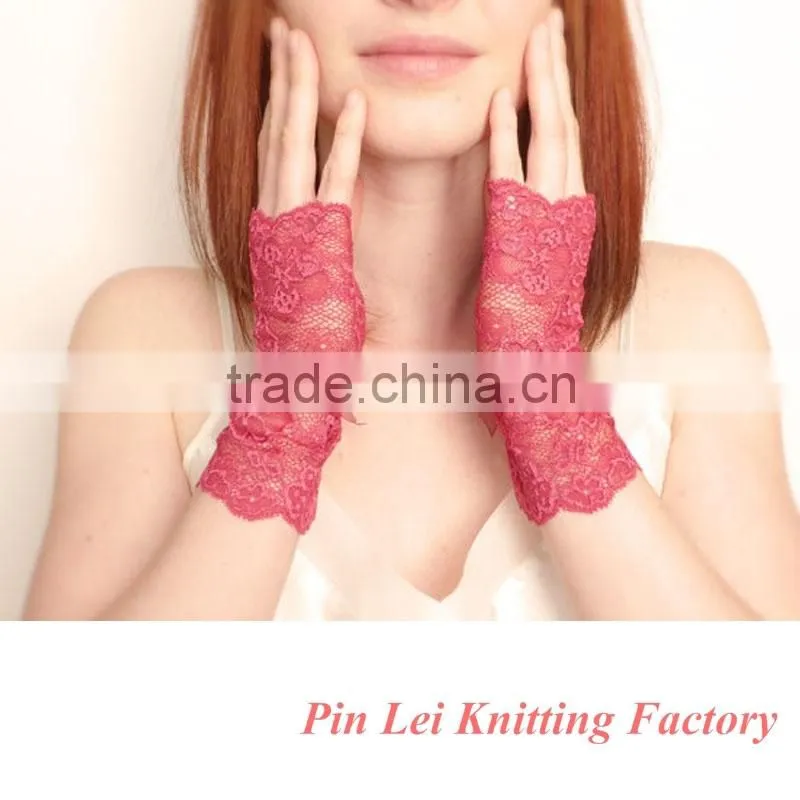 Fingerless Cheap Lace Gloves
