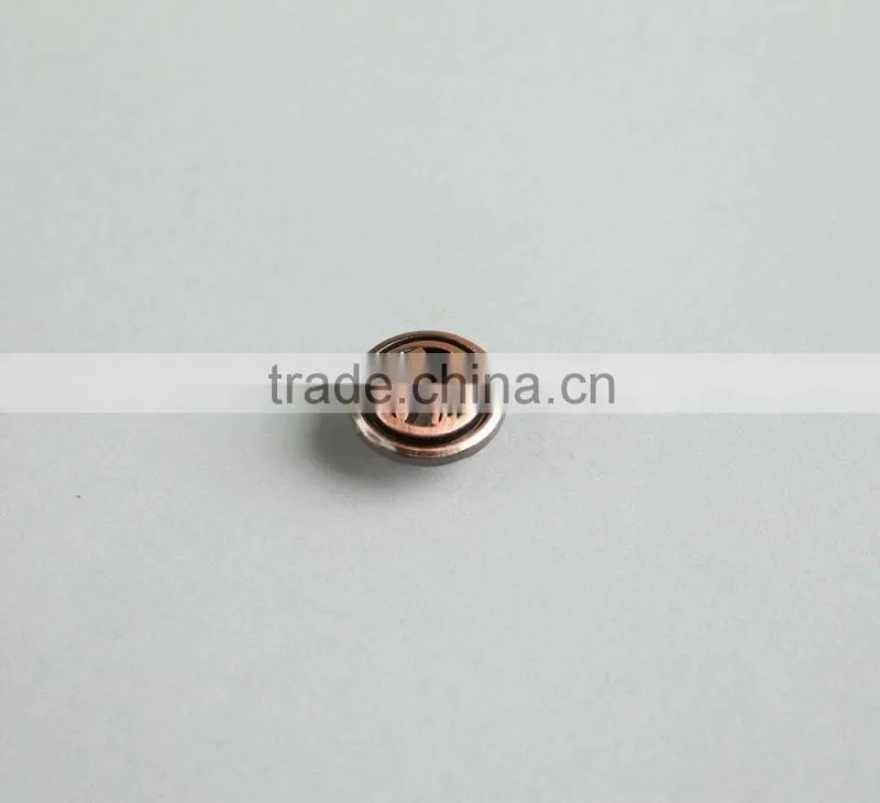 Antique Vintage Custom Round Letter Logo N Metal Decorative Button Snap For Jeans Jackets