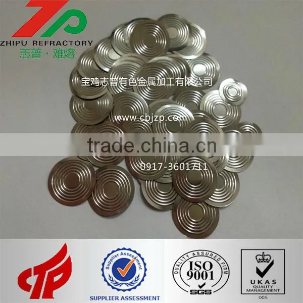 best choice niobium foil diaphragm sheet for diaphragm pressure gauge MANUFACTURE