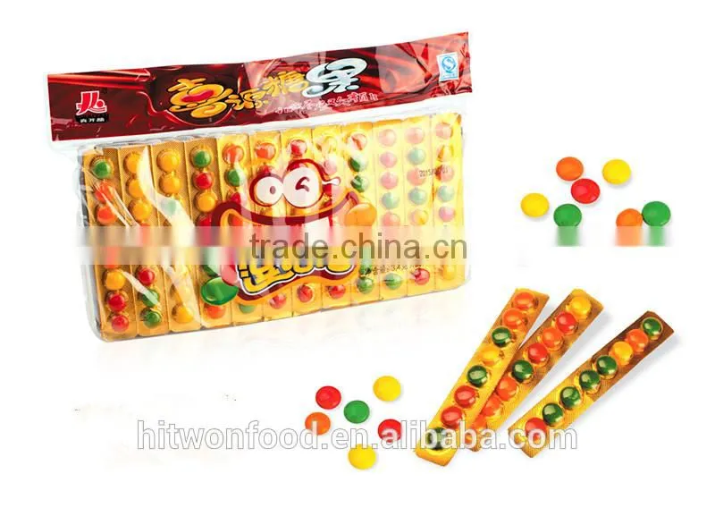 Hitwon chocolate beans pressed candy colorful chocolate