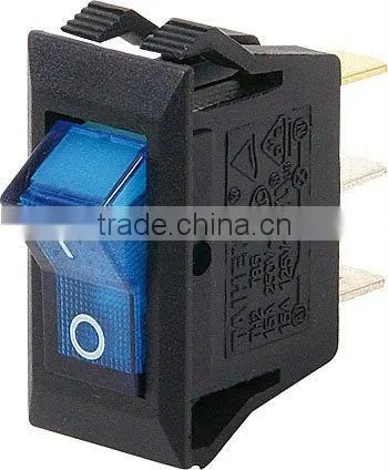 Mini rocker switch,led illuminated rocker switch,Electrical drinking fountain Rocker Switch,Rocker Switch oval ellipse with ligh