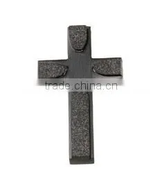 stainless steel newest style sand blast cross pendant