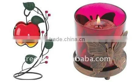 Mosaic Pillar Candle Holder