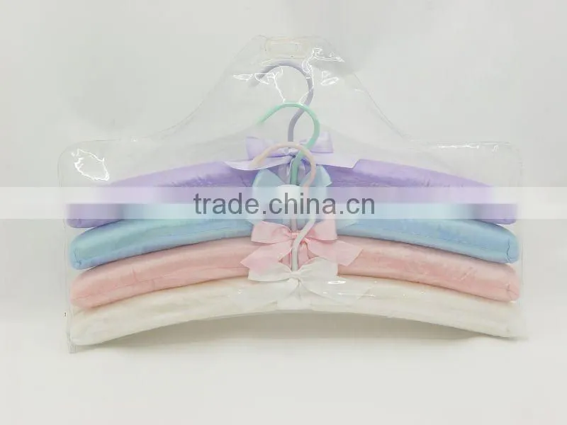 Various colors Satin Hangers